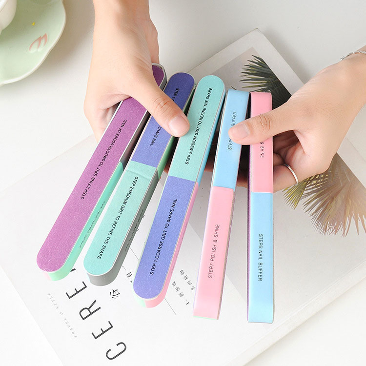 Grit Double Sided Nail Files for Acrylic DIP Nail Files