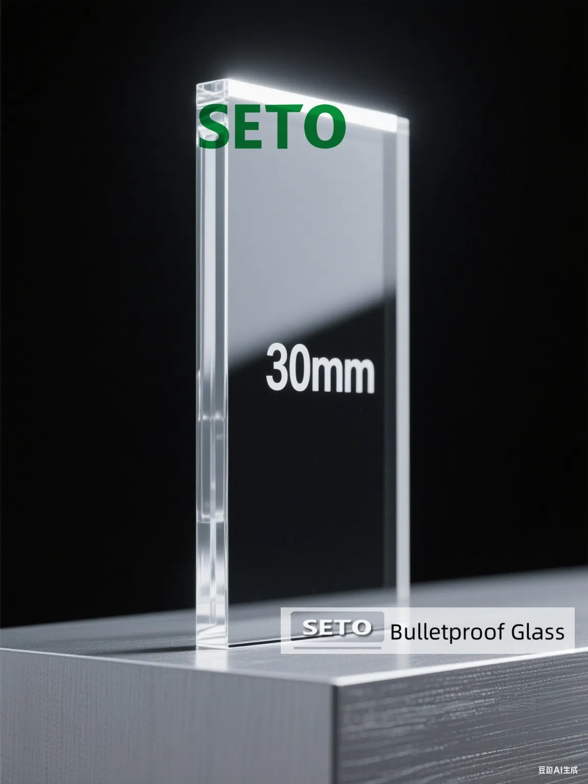 Direct Sales B6 Grade Bulletproof Glass Factory 32mm 41mm Bulletproof Glass