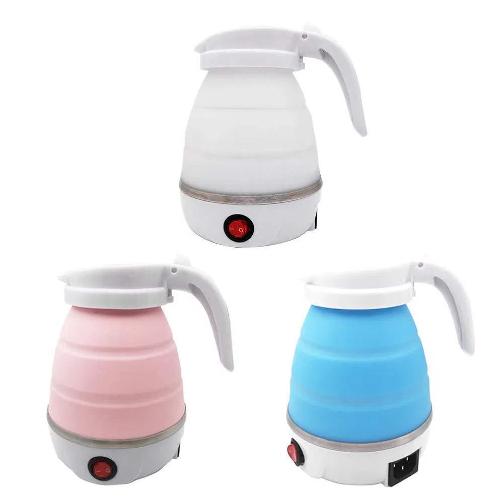 Small 0.6L High Quality Electric Tea Kettle Travel Foldable 12V Electric Kettle Travel Electric