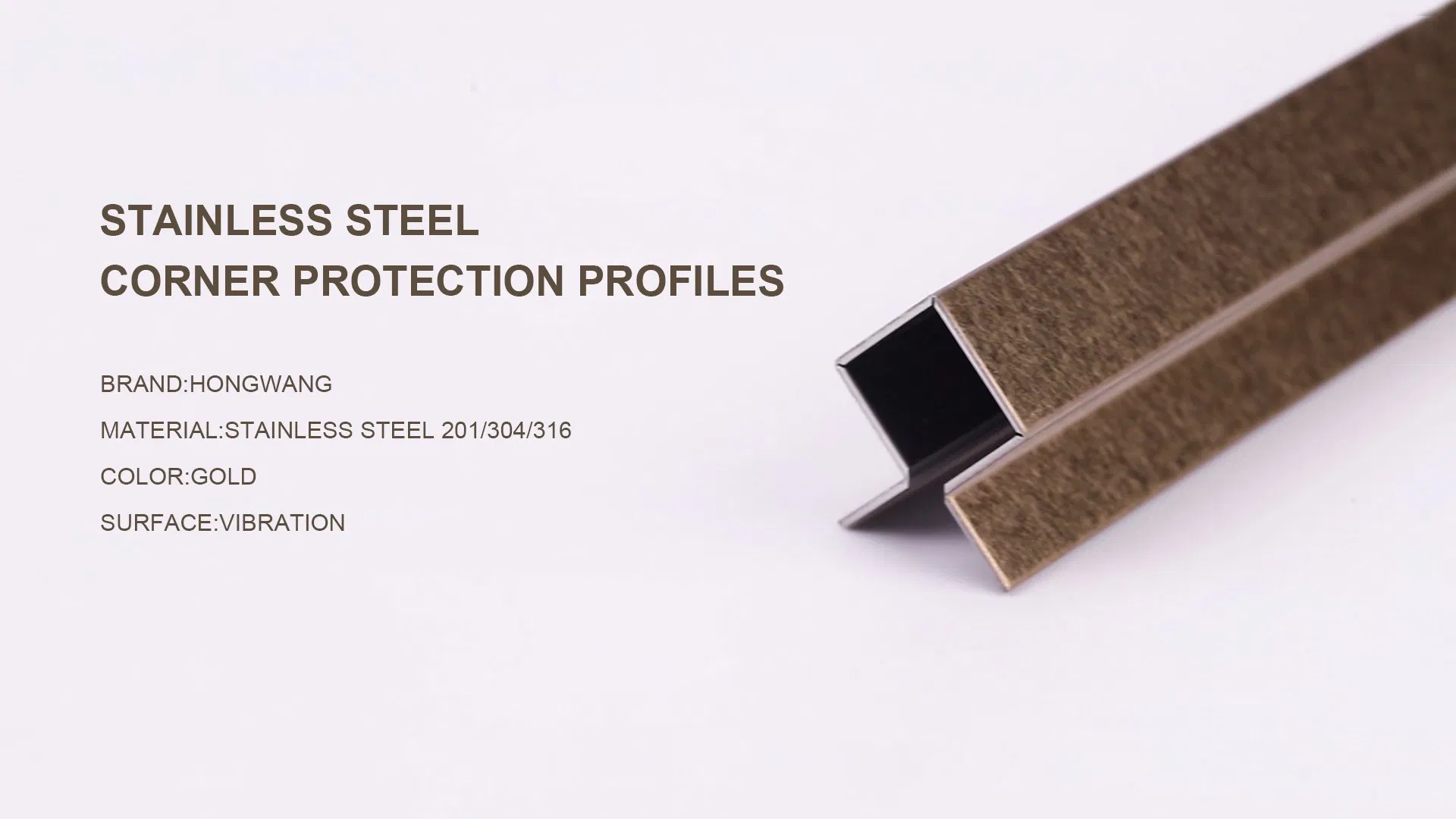 Color Stainless Steel U Channel for Building/Construction Decoration Customized Design