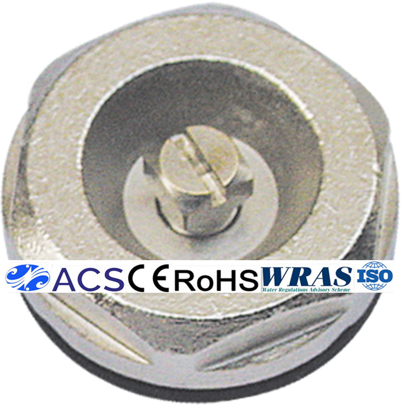 Nickel Plated 1/2", 3/4" Brass Air Vents