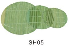 High Quality Bamboo Sushi Rolling Mat for Sushi Foods Round Mats 20cm