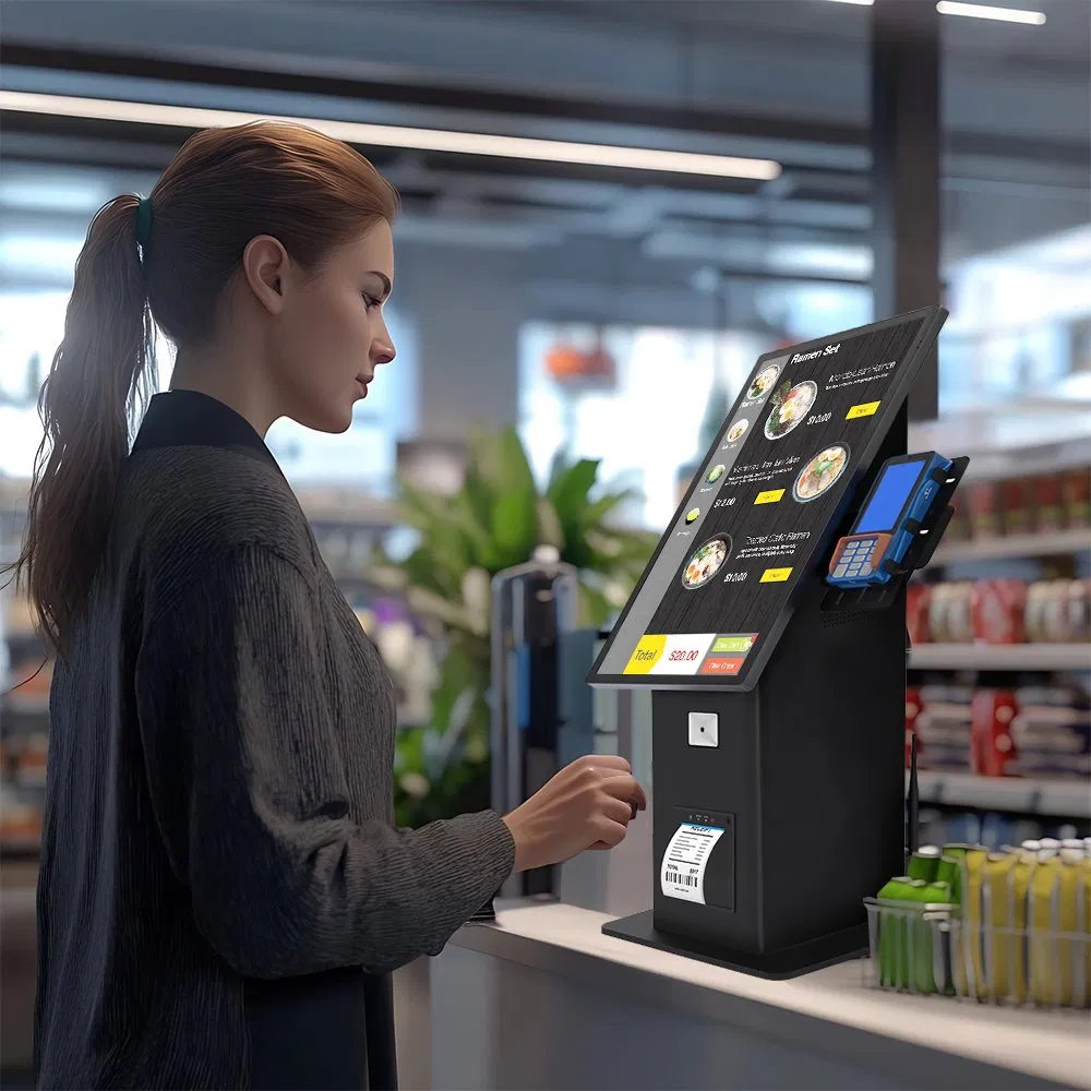 Сенсорный киоск самообслуживания 21.5-24 дюйма для ресторана