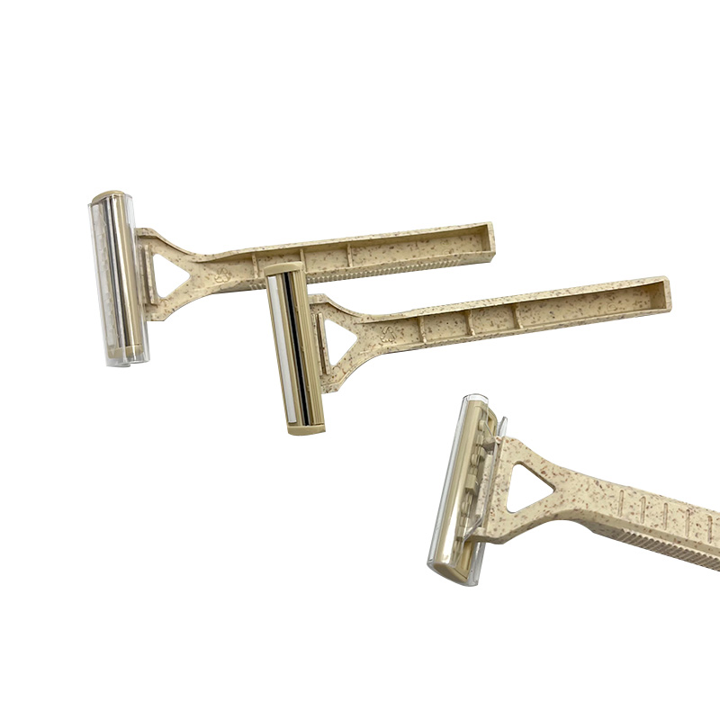 Wheat Straw Hotel Disposable Razor Shaving Mens Straight Shaving Safety Razors