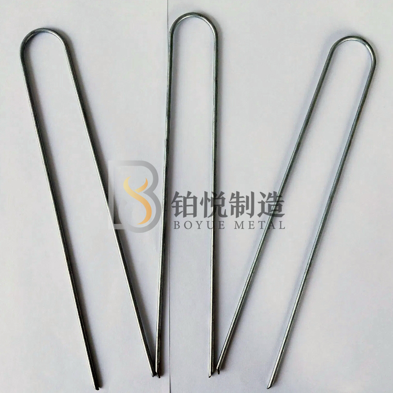 Boyue Garden Staples U-Shaped Landscape Pins for Secure Lawn Fabric Mulches and Plant Protection Factory Price