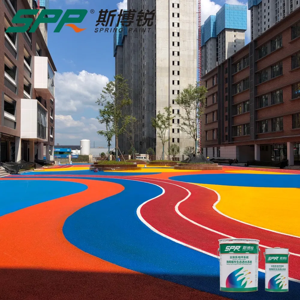 Vibrant Non-Fade Asphalt Pavement Color-Changing Floor for Stadiums