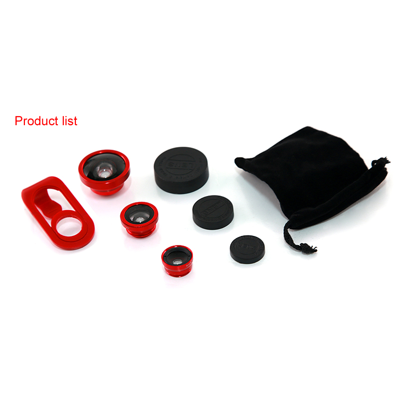 Объектив 4в1 для смартфона и планшета с крючком