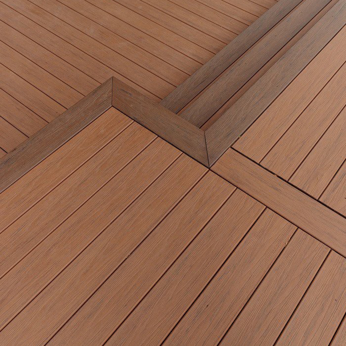 China Manufacturer Factory Price Waterproof UV Stable Rot Resistant Wood Grain WPC Composite Wood Flooring Decking