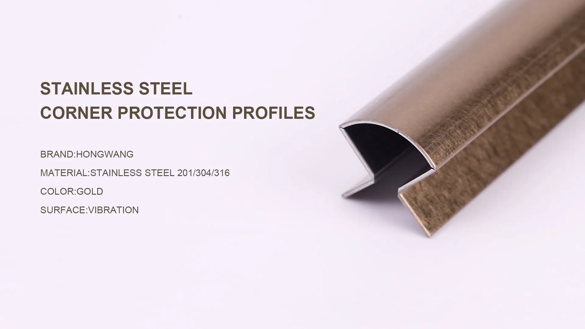 Color Stainless Steel U Channel for Building/Construction Decoration Customized Design