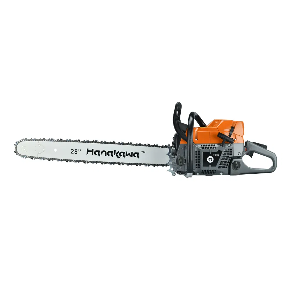 Hanakawa H865 (365) 2-Stroke 65.1cc Gasoline Chainsaws Rollomatic Bar Length (inch) 20 22 Optional Tree Cutting Chainsaw