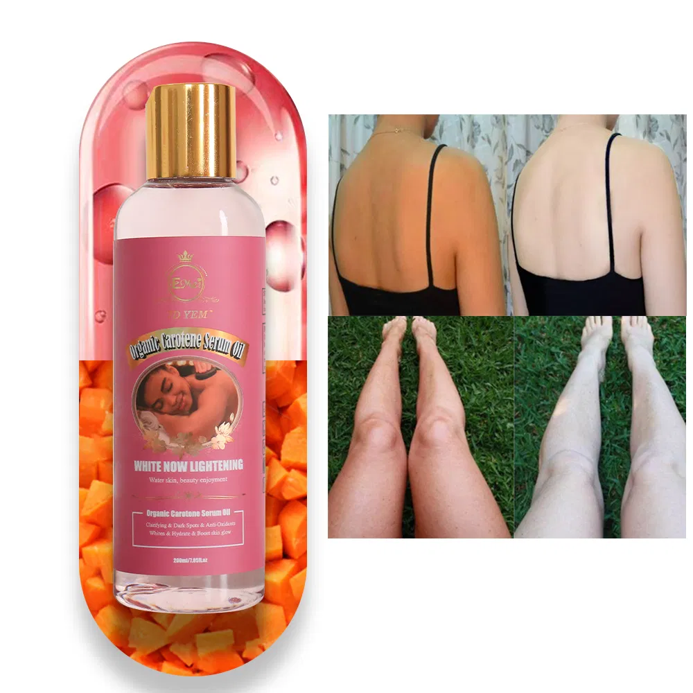 OEM Customized Wholesale Body Care Essential Oils Whitening Anti Wrinkle Revitalizing Skin Organic Carotene Serum Oil
