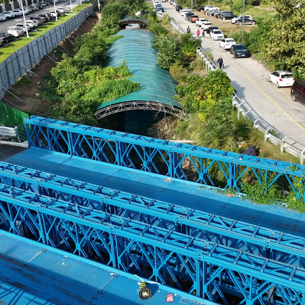 Steel Truss Pedestrian Bridge Galvanized Steel Pipe Bridge Prefabricated Pedestrian Bridge Cost
