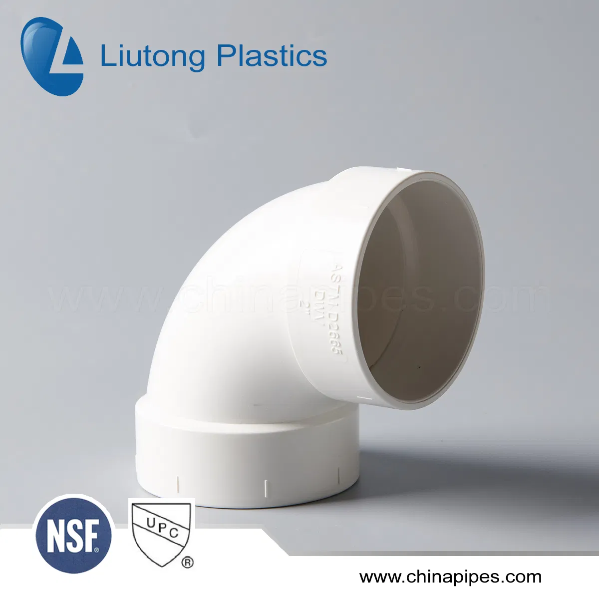 ASTM D2665 Standard Plastic (UPVC/PVC) Pipe Fittings for Dwv Drain Water with NSF/Upc (ELBOW, TEE, Y-EE, SOCKET etc.)