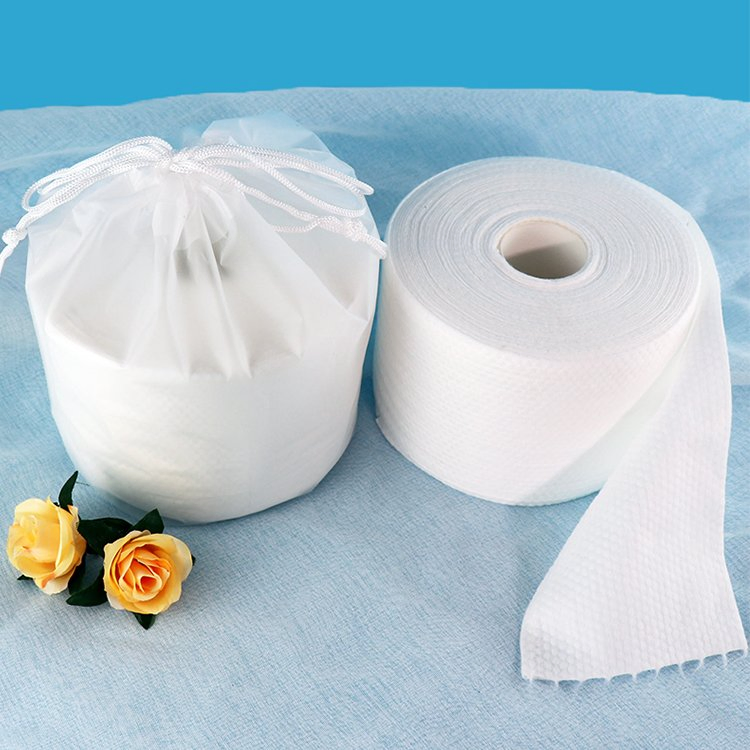 100% Cotton Make up Remover Wholesale Disposable Cotton Face Towel Roll