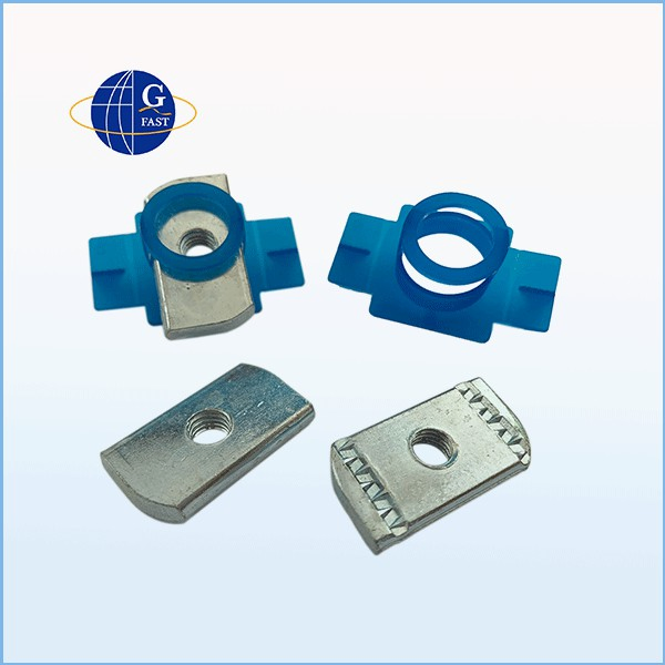 Galvanized HDG Channel Nut with Plastic Wing