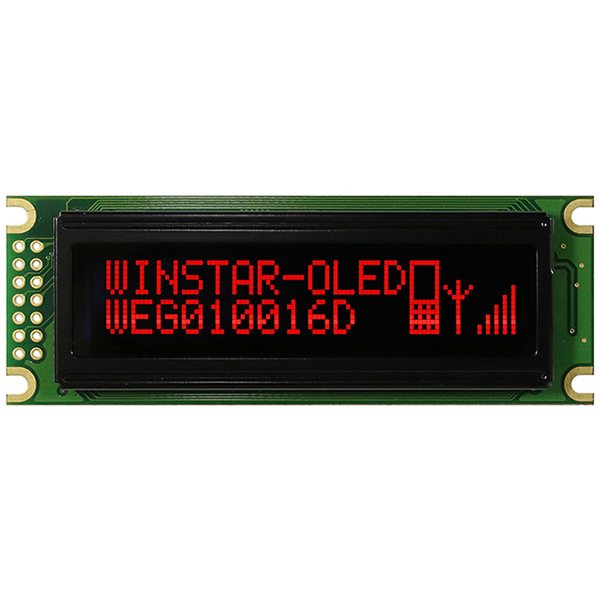 Winstar 2.4 inch Monochrome OLED Display 100x16 (WEG010016D)