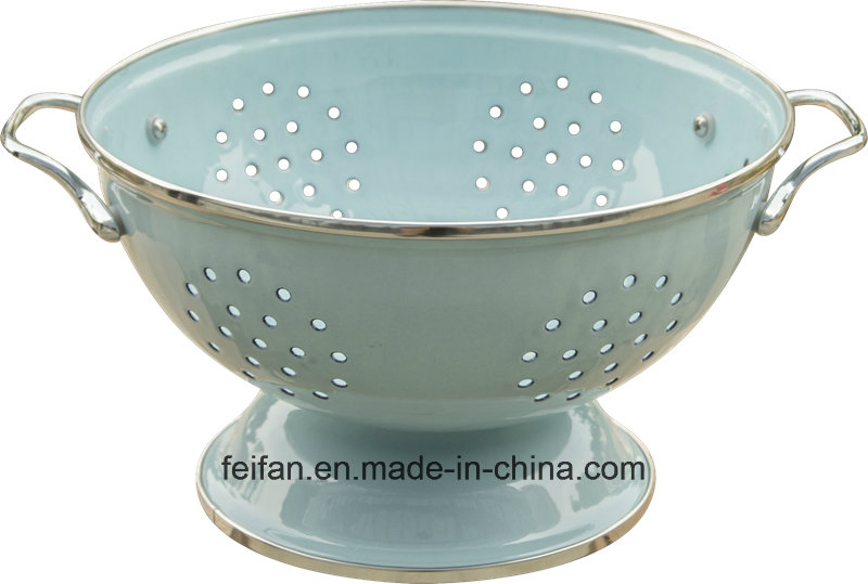 Enamel Fruit Bowl/Fruit Bucket/Vegetable Bowl