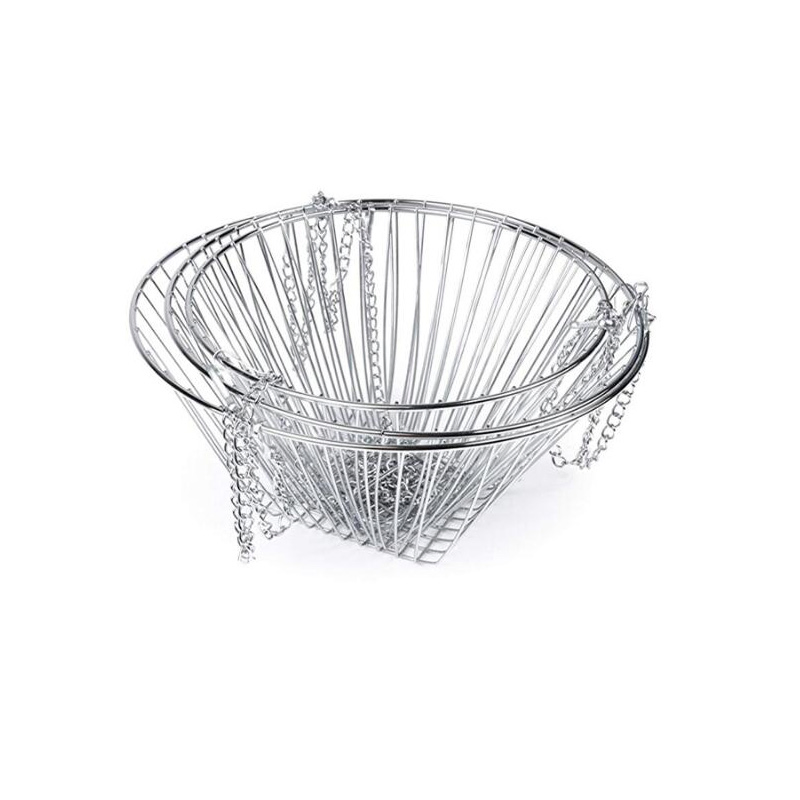Stainless Steel 3-Layers Hanging Fruit Vegetable Flower Basket Storage Holder Home Decoration Basket Kitchen Hanging Rack Esg12289