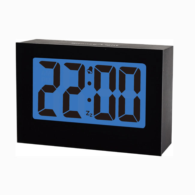 Modern Digital Alarm Clock with Customizable Snooze and Brightness Settings