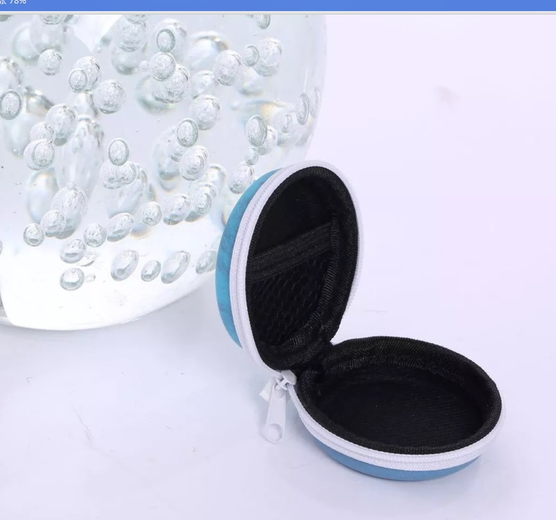 Wholesale Factory Fast Production Time Portable EVA Storage Bag for Earphone