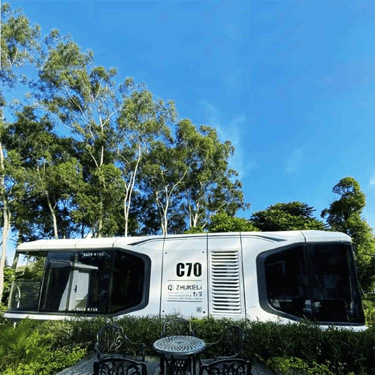 Luban Luxury Tiny Apple Cabin Beach Mobile Modular Space Capsule House Prefabricated Homes for Australia