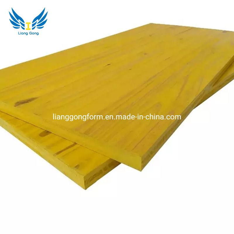 Waterproof 3 Ply Yellow Shuttering Panel 27 Thickness Board for Formwork Construction