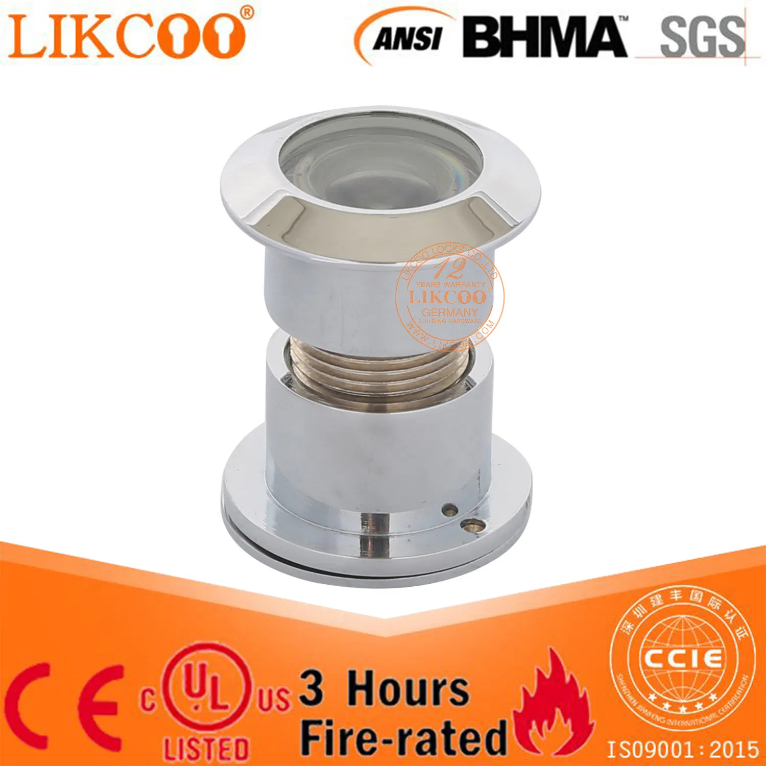 Brass Door Viewer for Wooden Door (DV004)