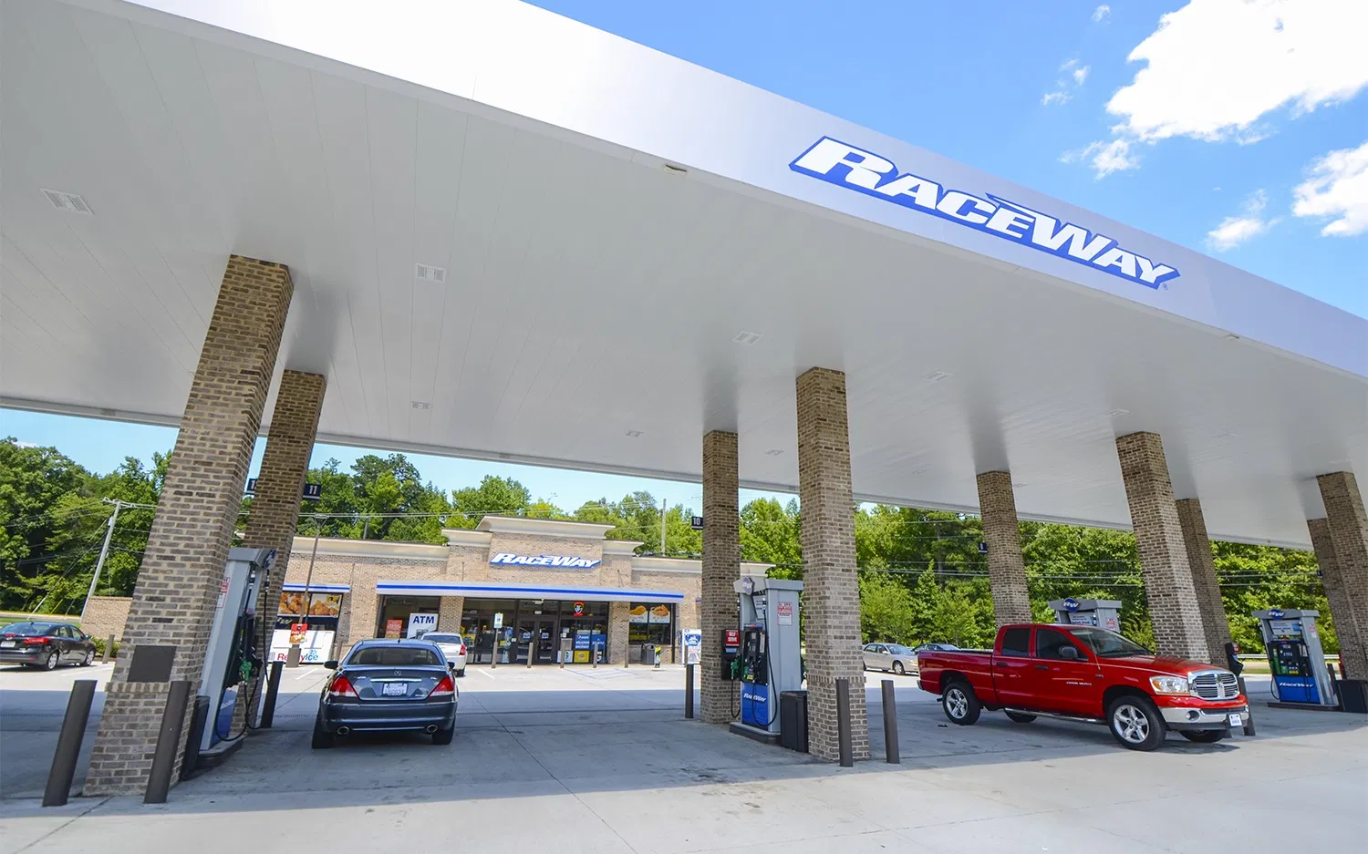 Hight Quality Light Steel Structure Prefabricated Gas Station Food Mart