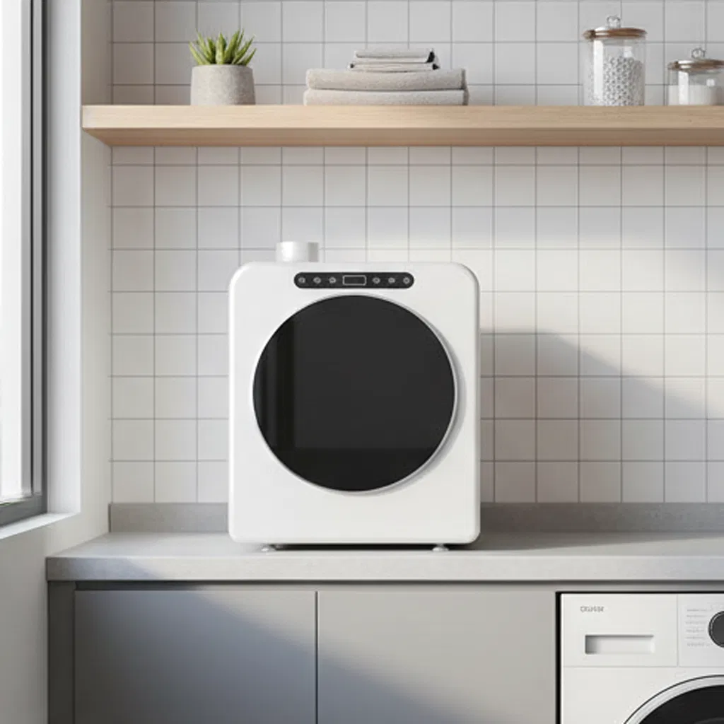 Electric Clothes Dryer Machine with Customizable Stainless Steel Features