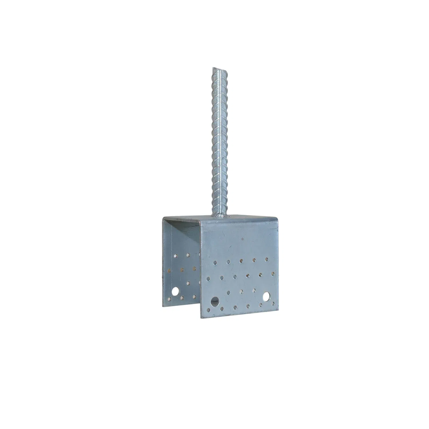 Стальной наземный анкер для забора