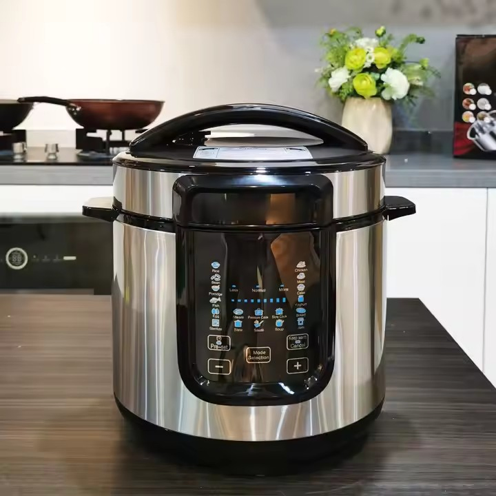National Best Digital 5L 6L 8L 10L Multifunction Automatic Aluminum Liner Non-Stick Pan Electric Pressure Cooker