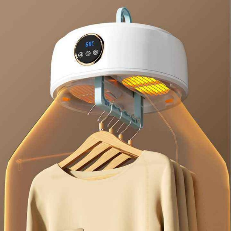 Portable Clothes Dryer Multifunctional Drier Machine Quiet Operation 600W Small Dryer Machine Deep Cleaning Travel Clothes Dryer