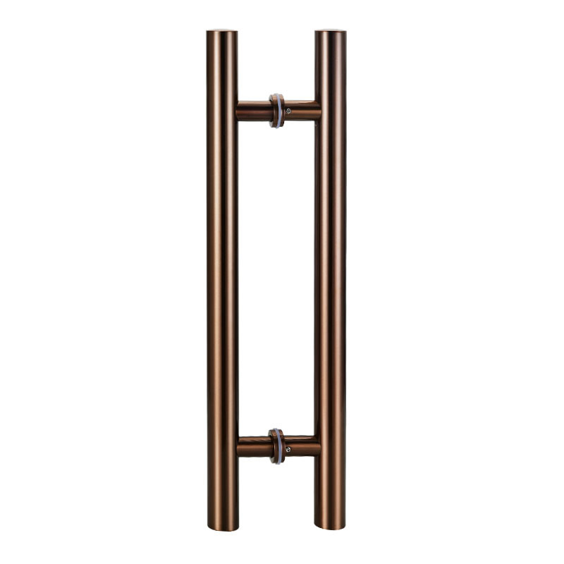 OEM Custom Luxury H Shape Door Handle Stainless Steel Door Handle Shower Frameless Tempered Glass Handle for Office/Hotel