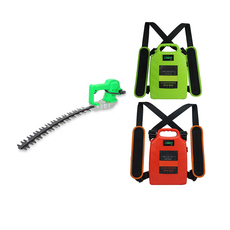 24V 8ah Durable Lithium Battery Cordless Electric Hedge Trimmer for Sale