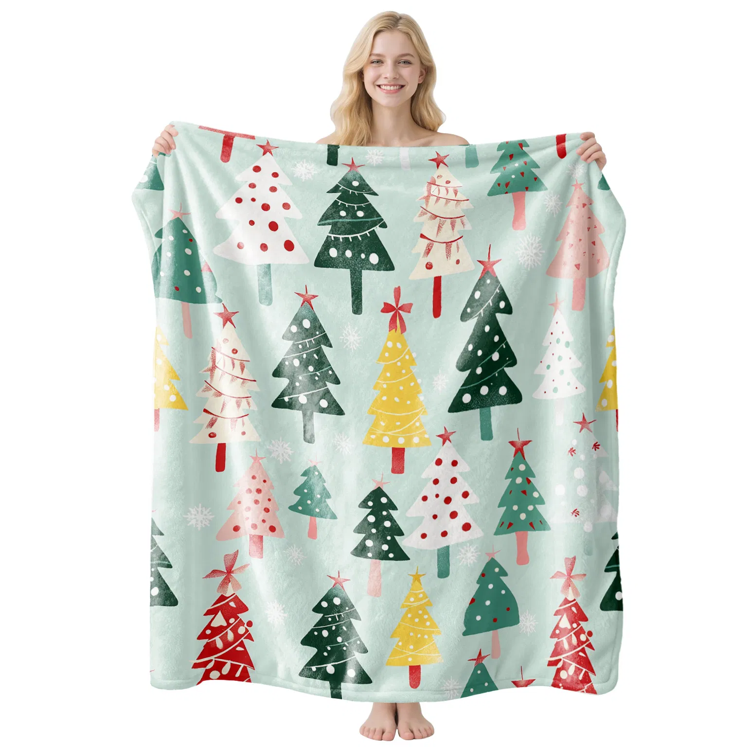 Elegant Comfort Velvet Touch Flannel Blanket Ultra Plush Christmas Fleece Throw Blanket in ISO9001/SGS at Competitive Cost for USA, UK Flannel Blanket