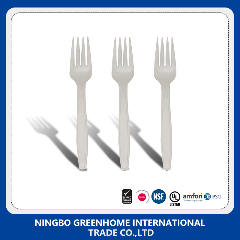 100% Compostable Forks Spoons Knives Bio Cutlery Combo Set
