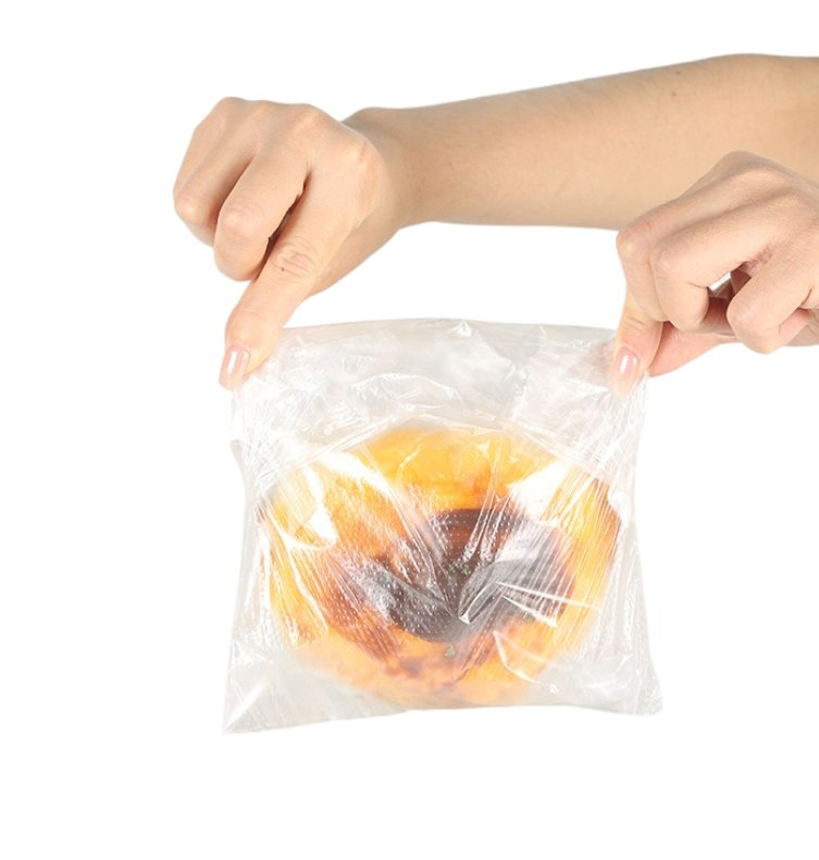 Multipurpose Customized Logo Size PE Biodegradable Bread Bags Food Grade Plastic Sandwich Bag