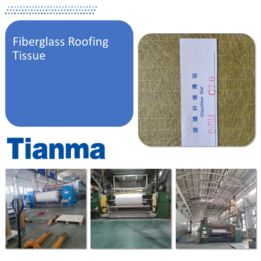 Fiberglass Product -- Roof Veil, Surface Veil 50GSM/30GSM