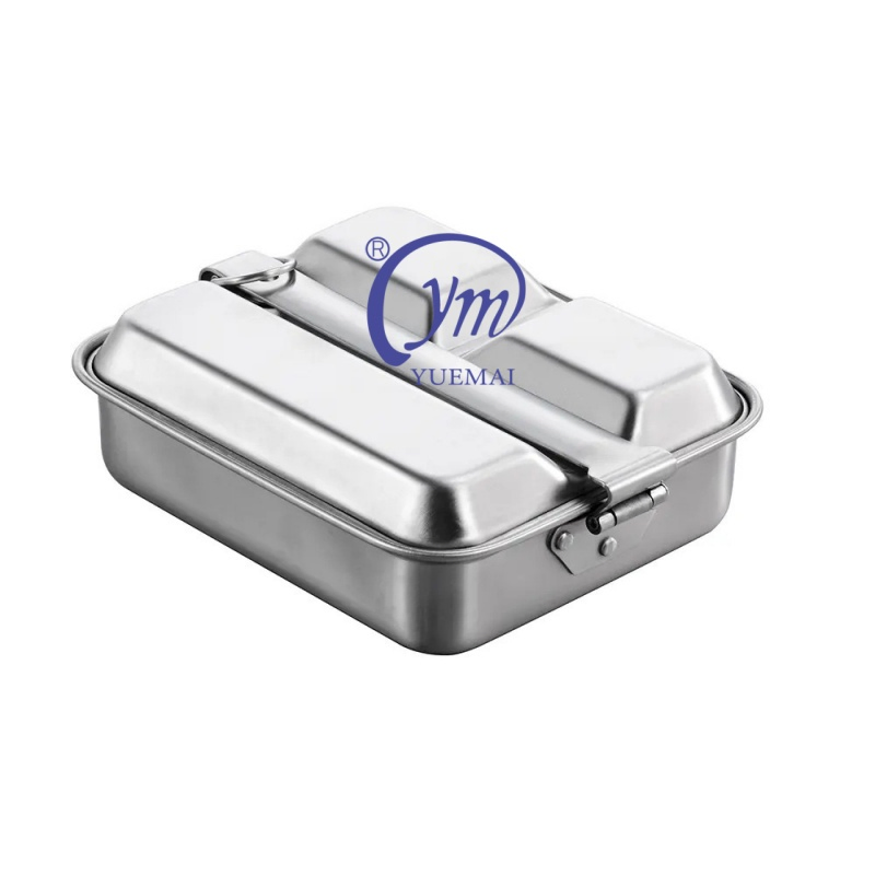 Factory Customized Logo Stainless Steel Camping Canteen Mess Kit