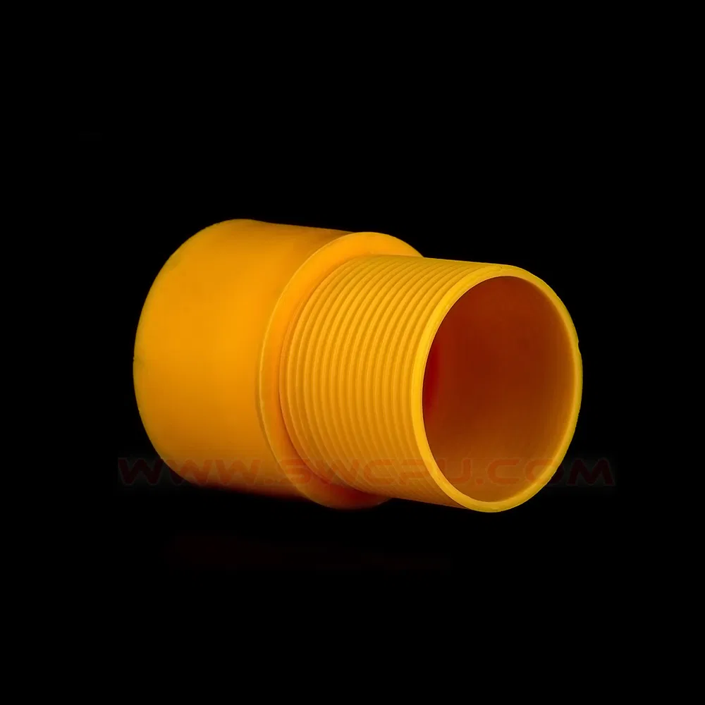 Injection Molding Customized Color Plastic PVC Hose Coupling with Thread