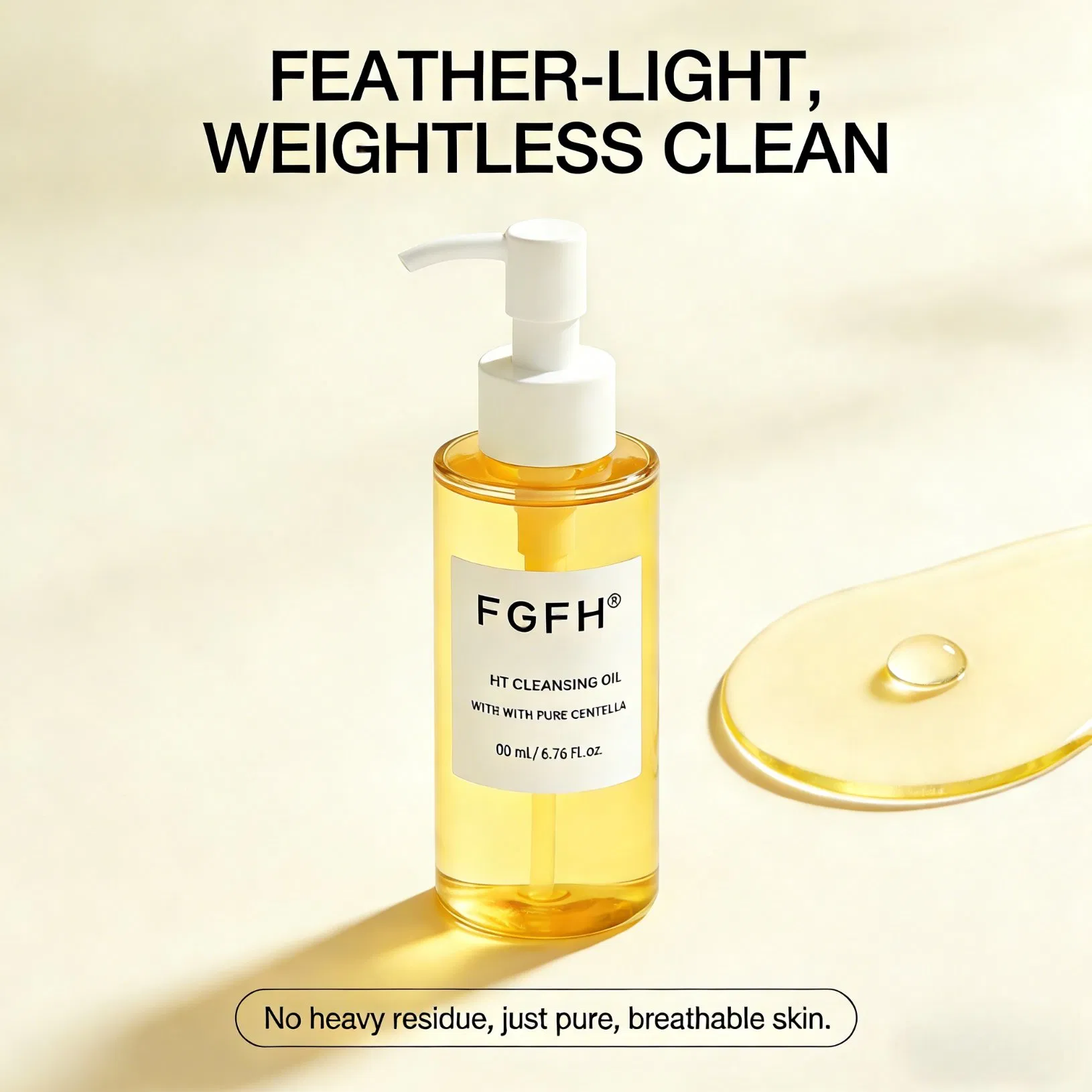 Centella Essential Light Deep Makeup Remover Oil Beauty Cleansing Oil for Facial