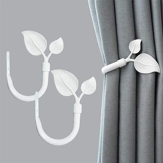 Durable& Sturdy White Curtain Holdback Custom Made Bracket Holder