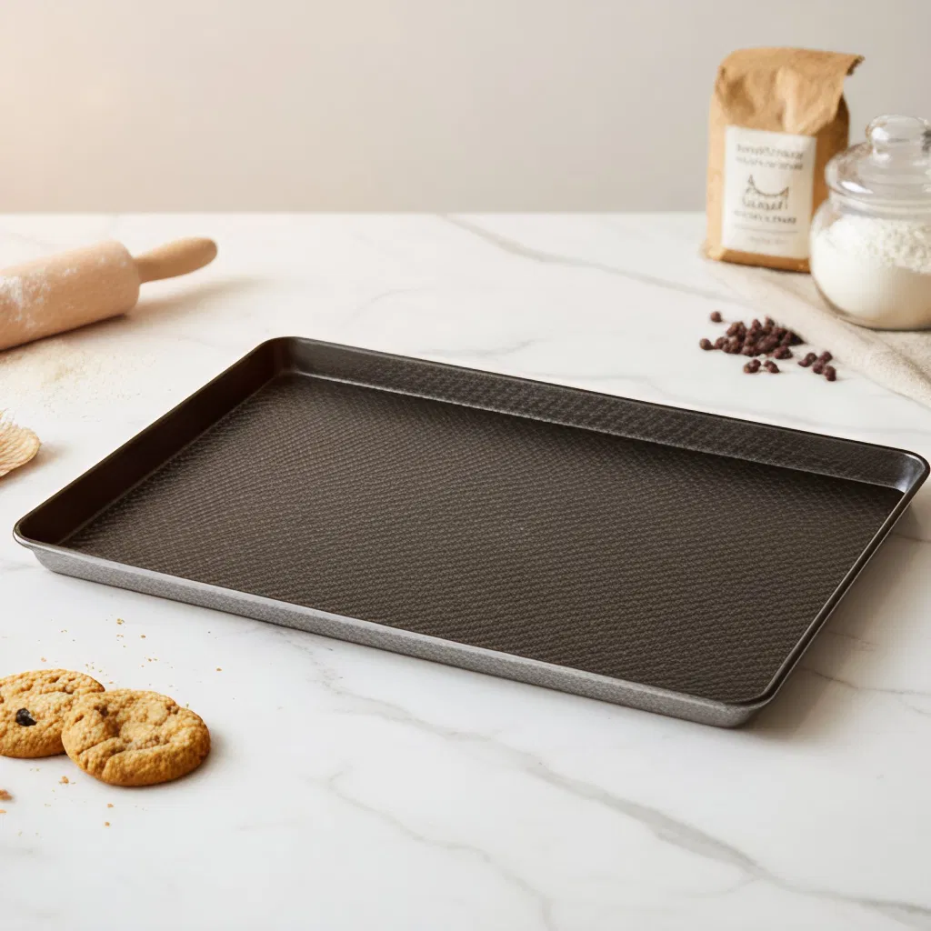 High Temperature Resistance Corrugated Flat-Type Commercial Bakery Oven Tray for Food Factory