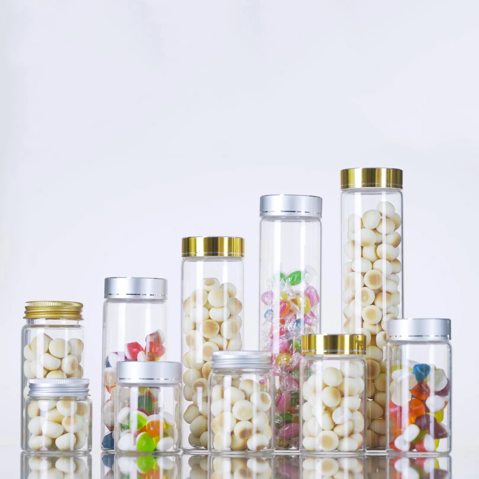 Стеклянные пробирки с крышкой для хранения