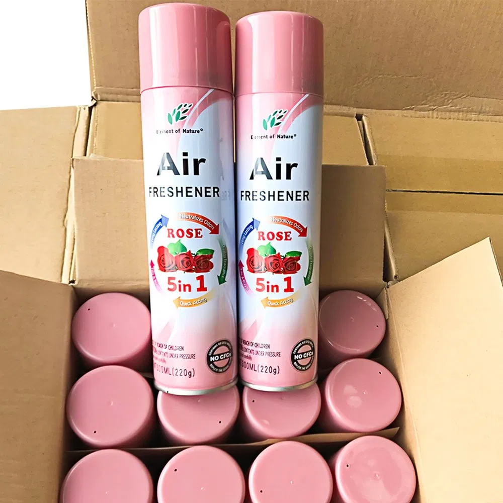 Factory Direct Air Freshener Spray 250ml 300ml 480ml Rose Lavender Ocean Lemon