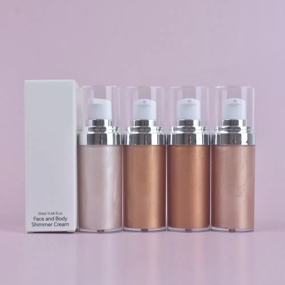 Makeup Brightening Face Body Shimmer Cream Luminizer Liquid Highlighter