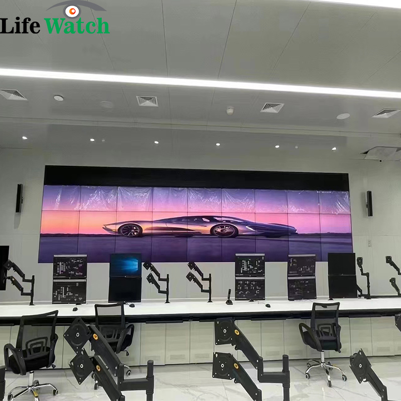 55-Inch Panel 2X2 3X4 3X5 0.88mm 700 Nit Brightness LCD Video Wall