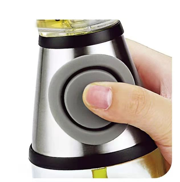 Kitchen No Drip Cooking Oil Glass Olive Oil Spray Bottle with Pressure Pump