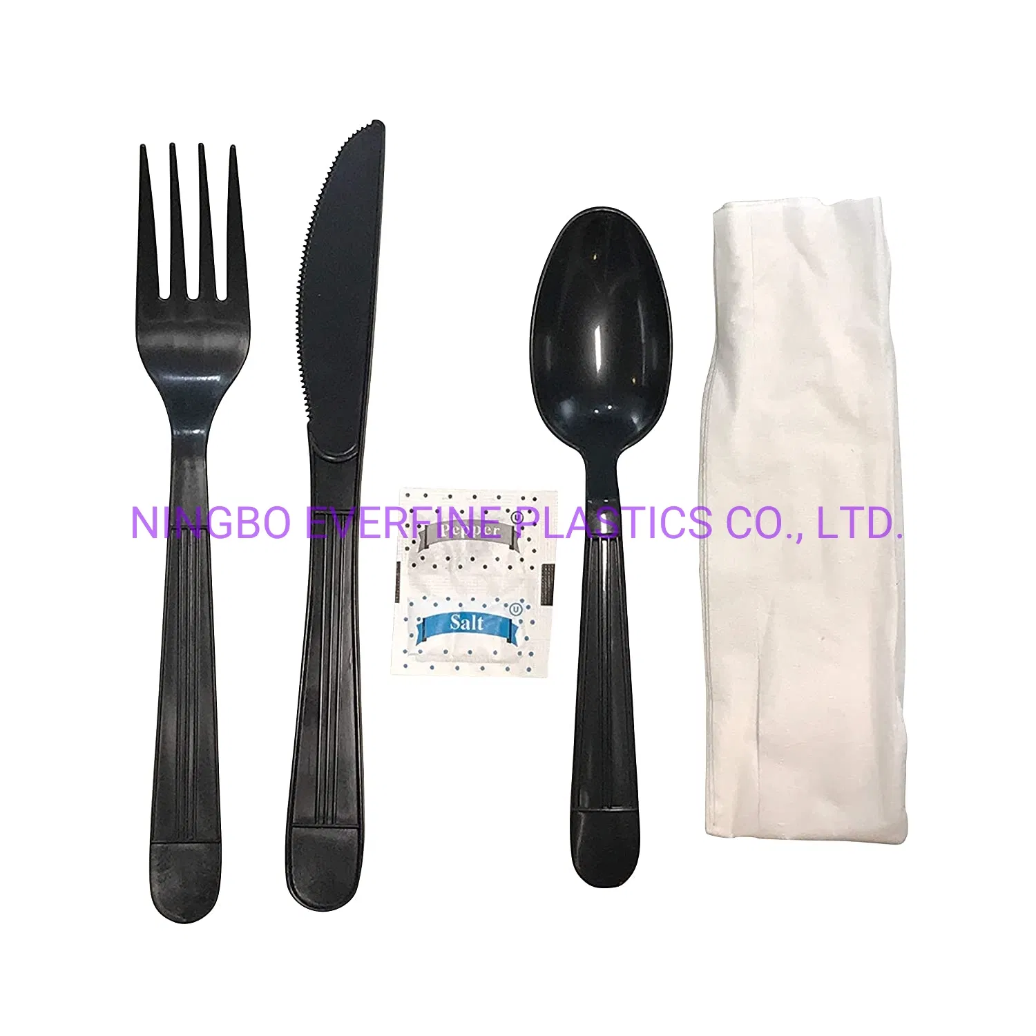 6 in 1 Heavy Weight PP Plastic Cutlery Kit