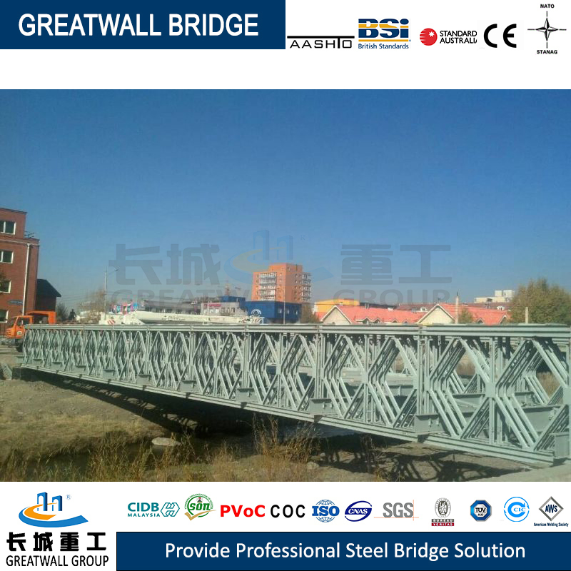 Modular Bridge Portable Steel Temporary Bridge Preferential Manufacturers